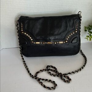 Juicy Couture black leather crossbody bag